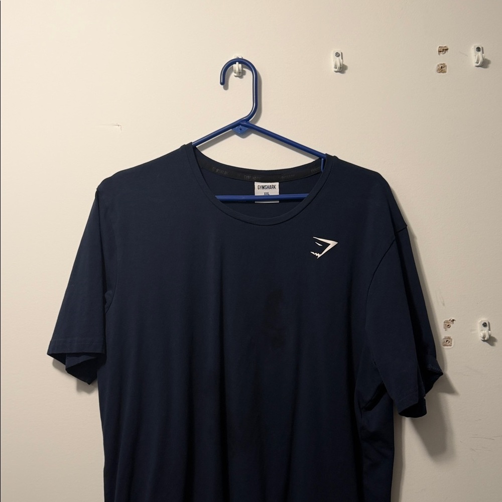 Gymshark Men's Deep Blue Short Sleeve Tee